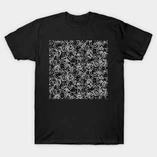 Black and White Camellias T-Shirt